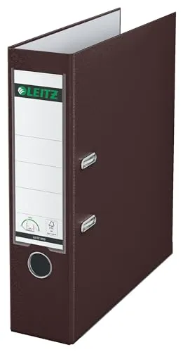 Leitz Ergo WOW 10105075 raccoglitore a leva A4 marrone 80 mm
