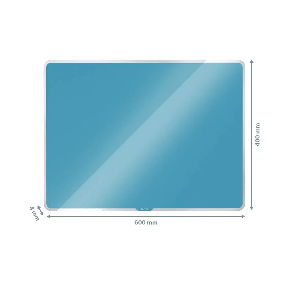 Leitz Cosy 70420061 lavagna 60x40 cm blu vetro magnetico