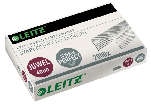Leitz Ergo WOW Juwel punti 4 mm acciaio zincato 2000 pz