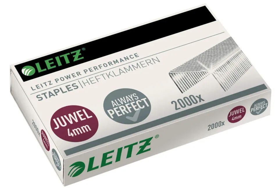 Leitz Ergo WOW Juwel punti 4 mm acciaio zincato 2000 pz