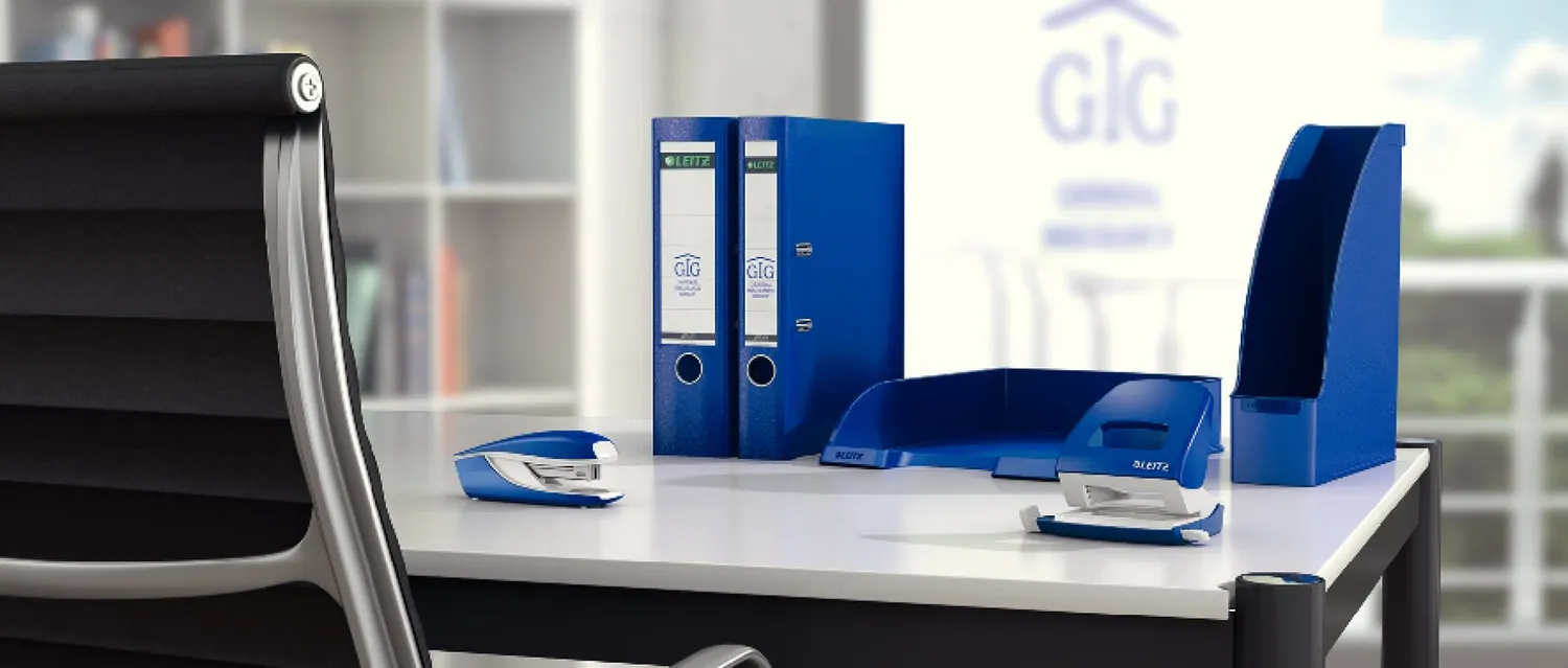 Leitz Ergo WOW NeXXt 5008 perforatore 2 fori blu 30 fogli metallo