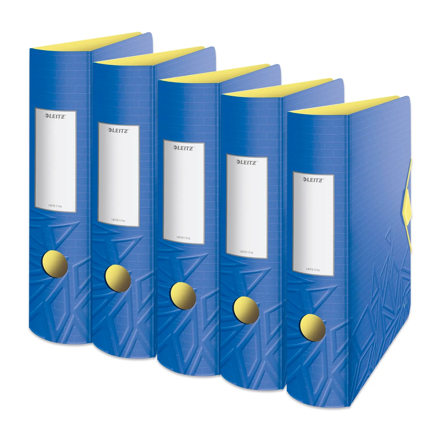 Leitz Ergo WOW Urban Chic Raccoglitore Leva A4 Blu 65 mm