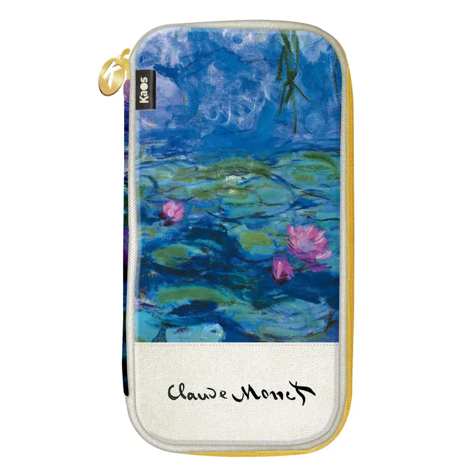 Kaos Classic Monet Ninfee astuccio organizer 9x16x2