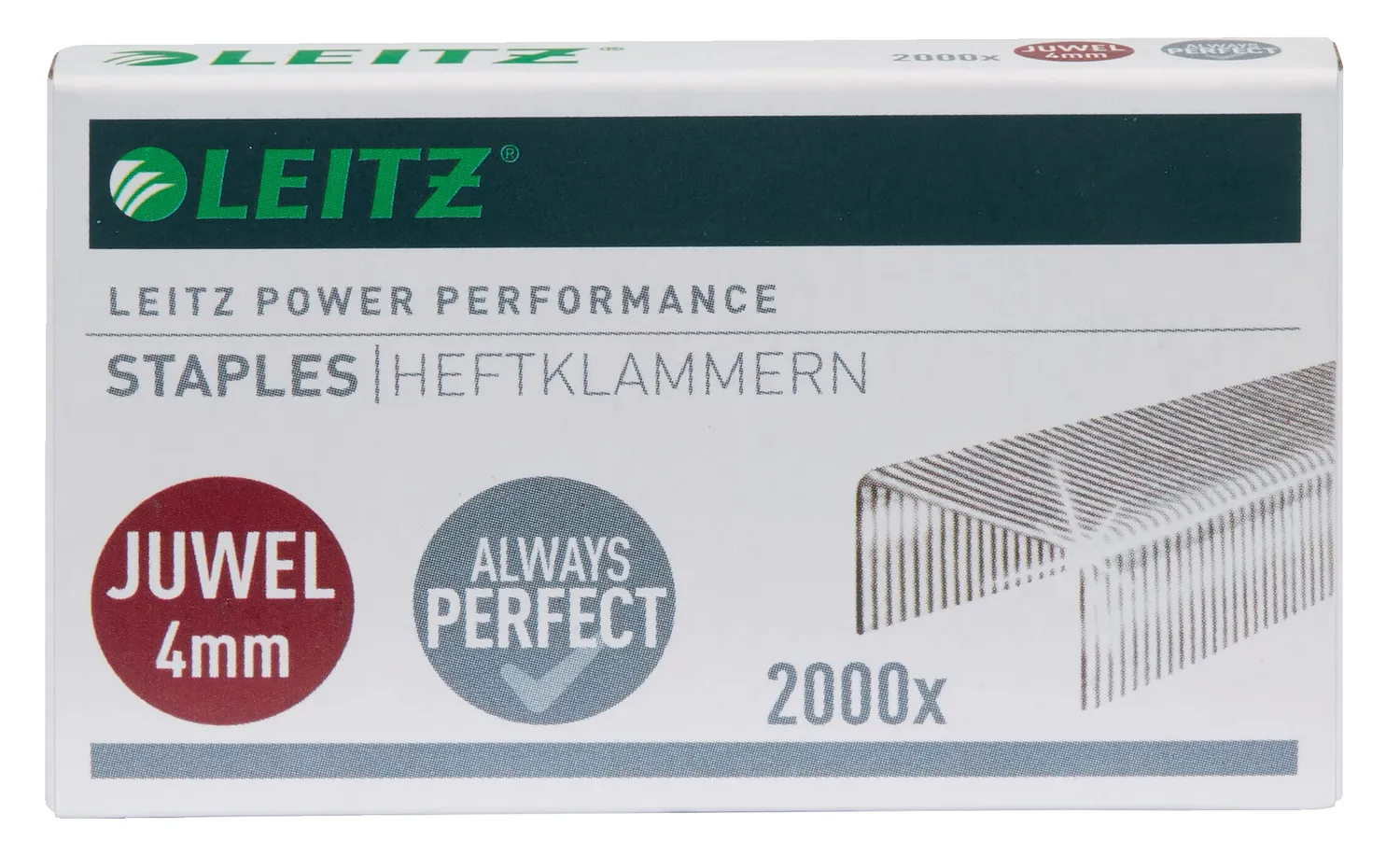 Leitz Ergo WOW Juwel punti 4 mm acciaio zincato 2000 pz