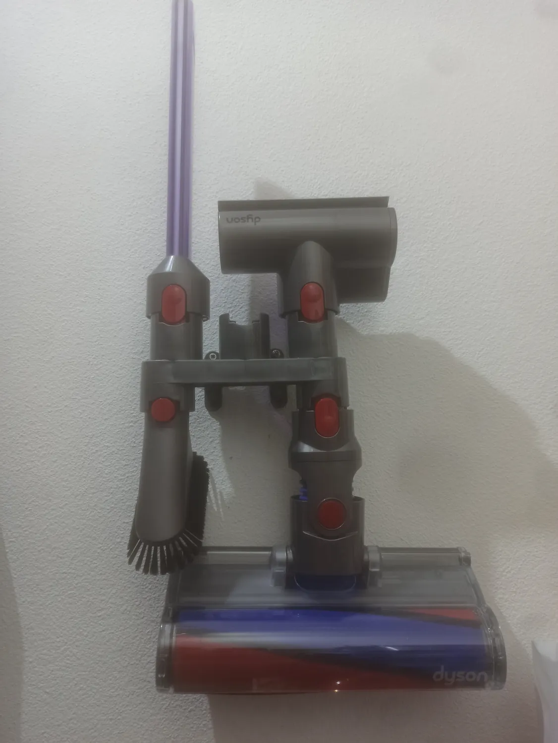 ABClife supporto parete aspirapolvere Dyson V7 V8 V10 grigio accessori