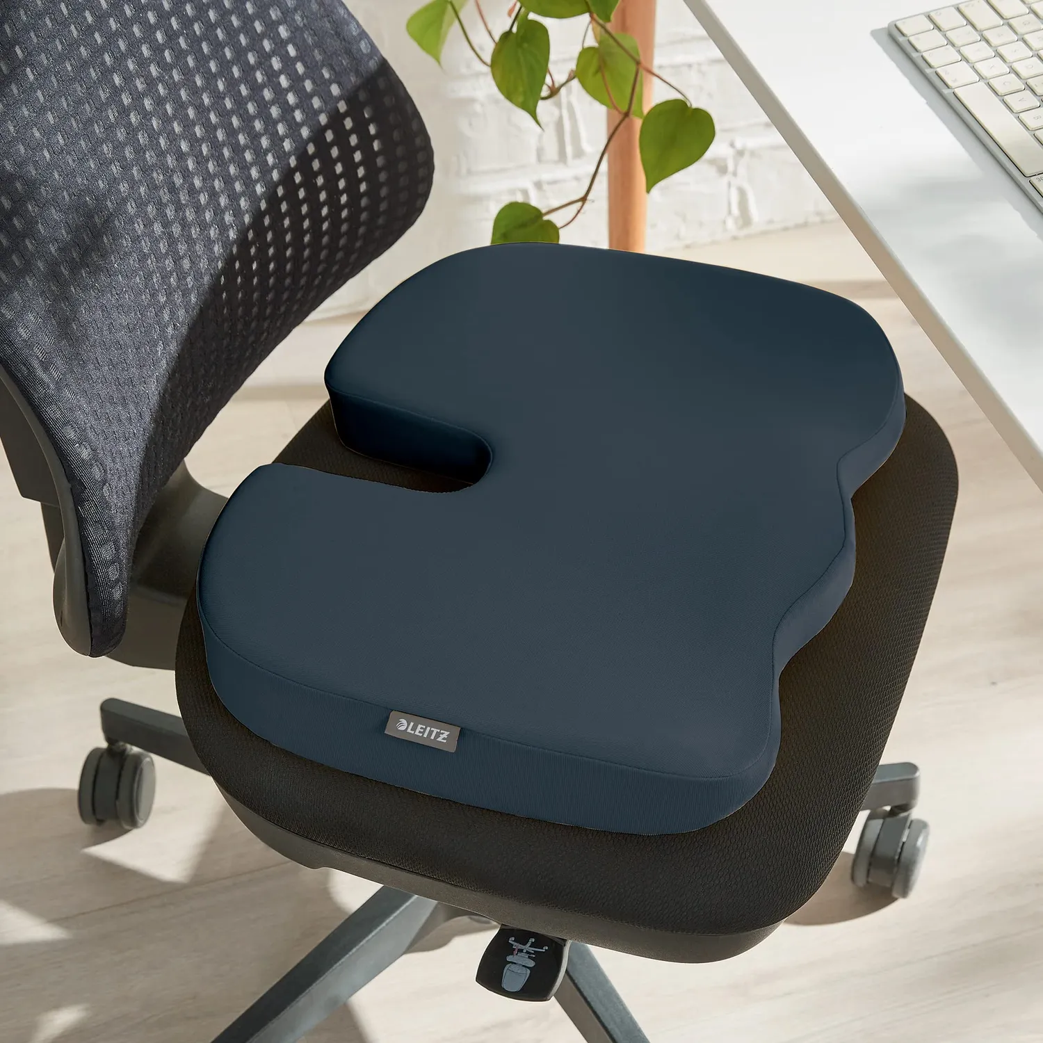 Leitz Ergo Cosy 52840089 cuscino sedia grigio ergonomico