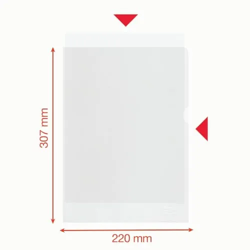 Esselte Deluxe 628213 Buste A4 antiriflesso 100 pezzi