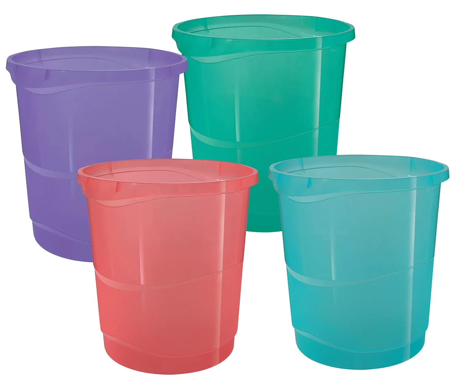 Esselte ColourBreeze Cassettiera 4 Cassetti Verde Scrivania