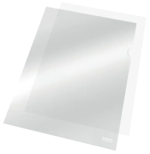 Esselte Deluxe buste a L 22x30 cm 50 pezzi lucide