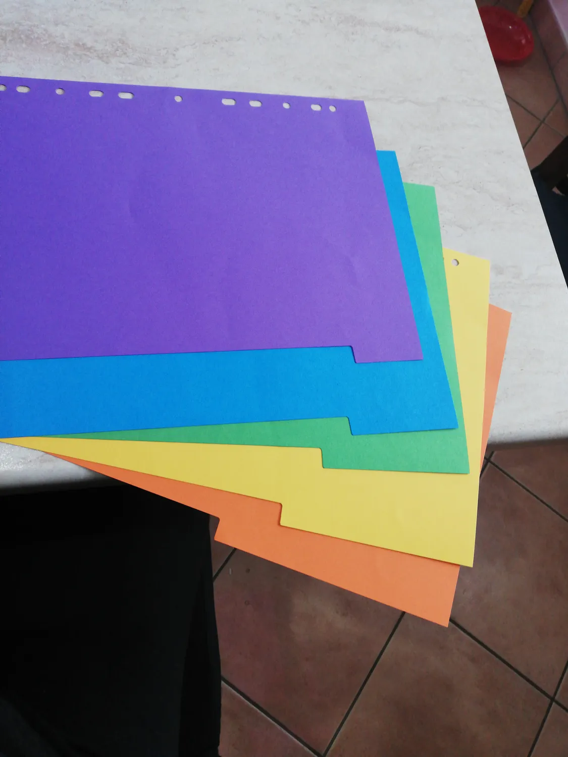 Esselte Divisori 100202 12 Tasti A4 Multicolore 10 pezzi