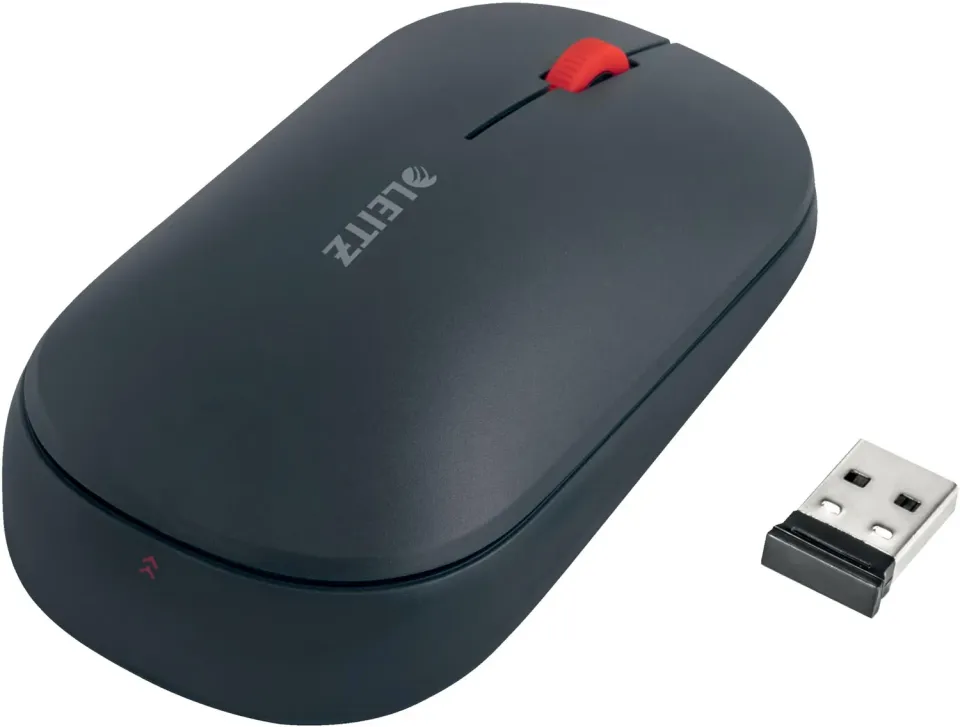 Leitz Ergo WOW Cosy Sure Track mouse wireless grigio velluto silenzioso
