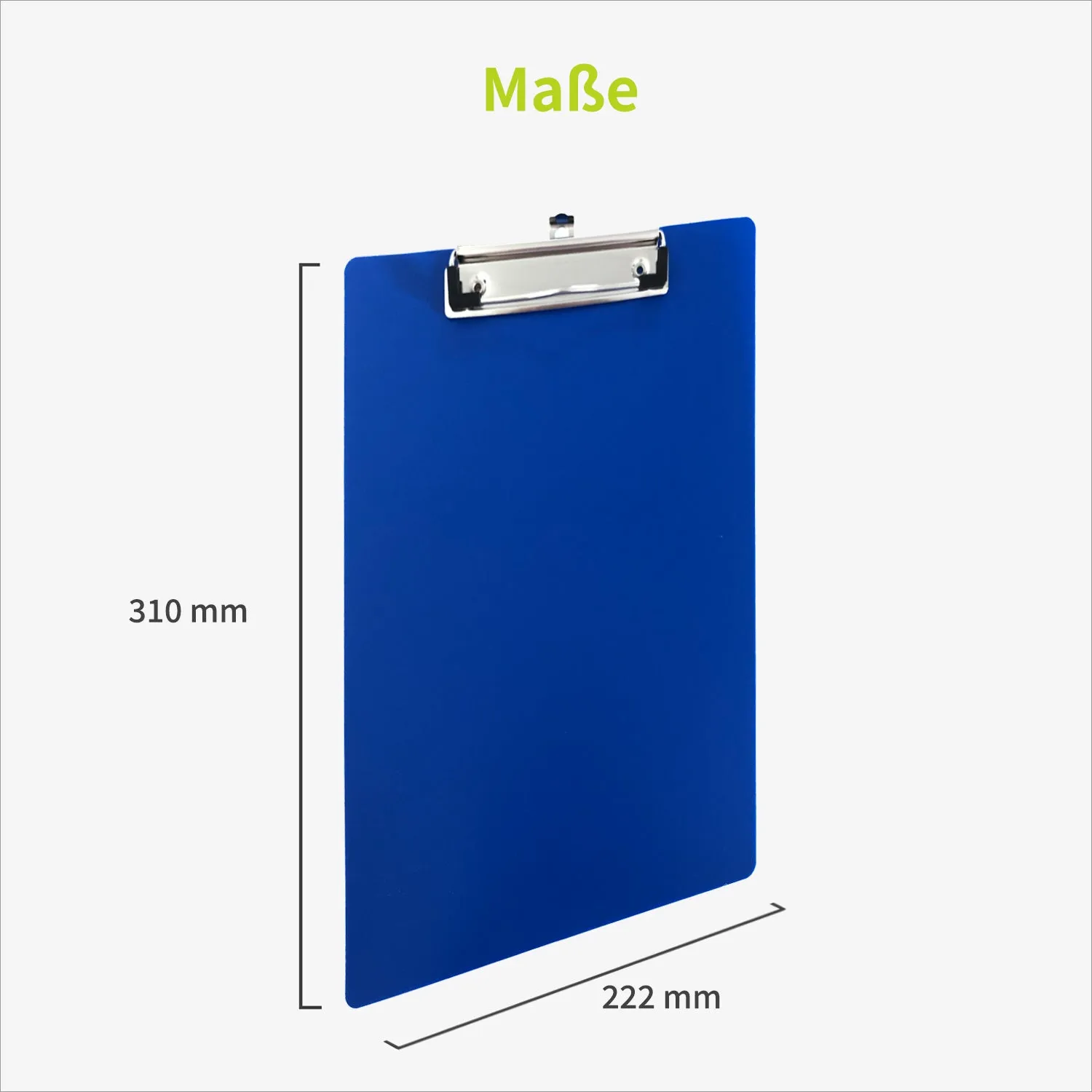 ACROPAQ Portablocco A4 blu scuro rigido