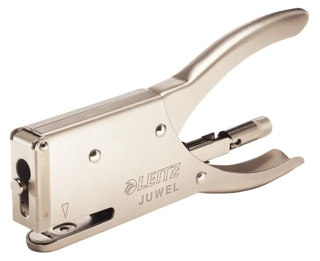 Leitz Ergo WOW cucitrice a pinza Juwel 12 fogli cromo