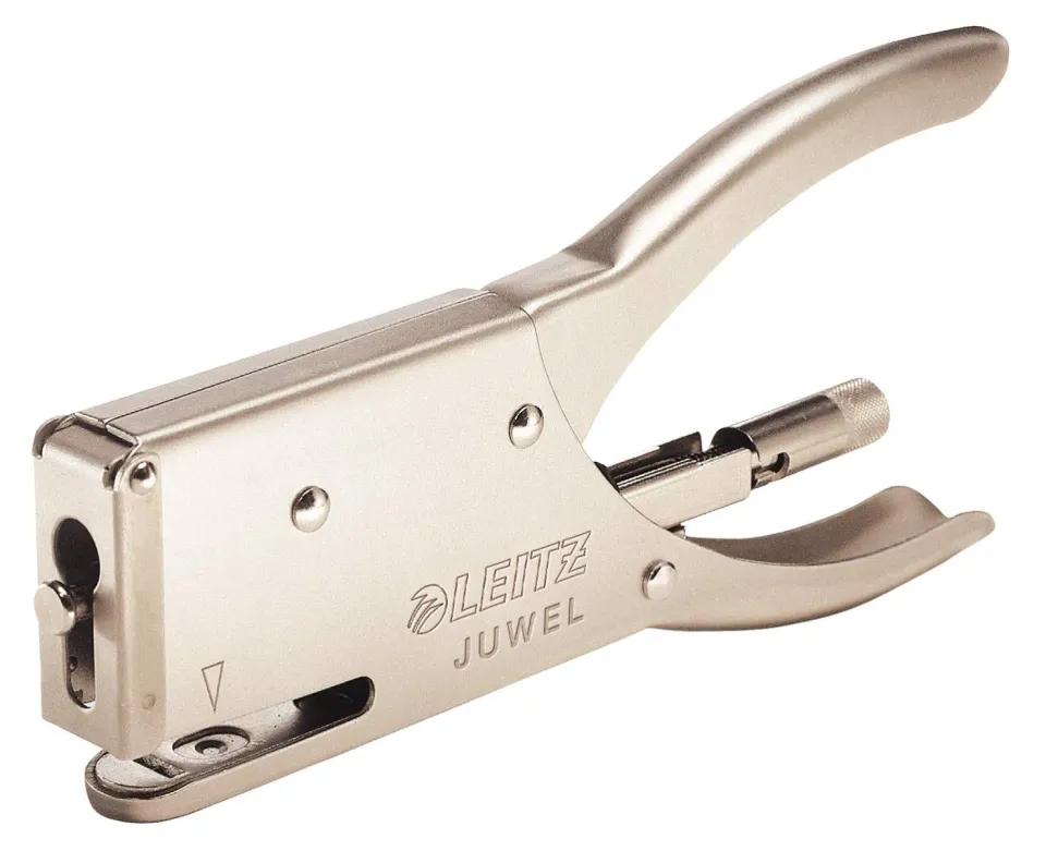Leitz Ergo WOW cucitrice a pinza Juwel 12 fogli cromo