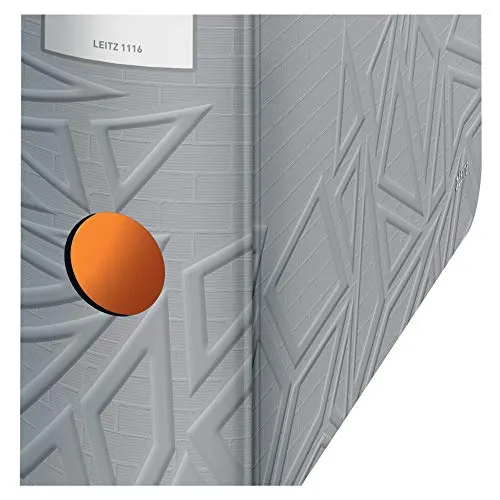 Leitz Ergo WOW Urban Chic raccoglitore a leva A4 dorso 8,2 cm grigio