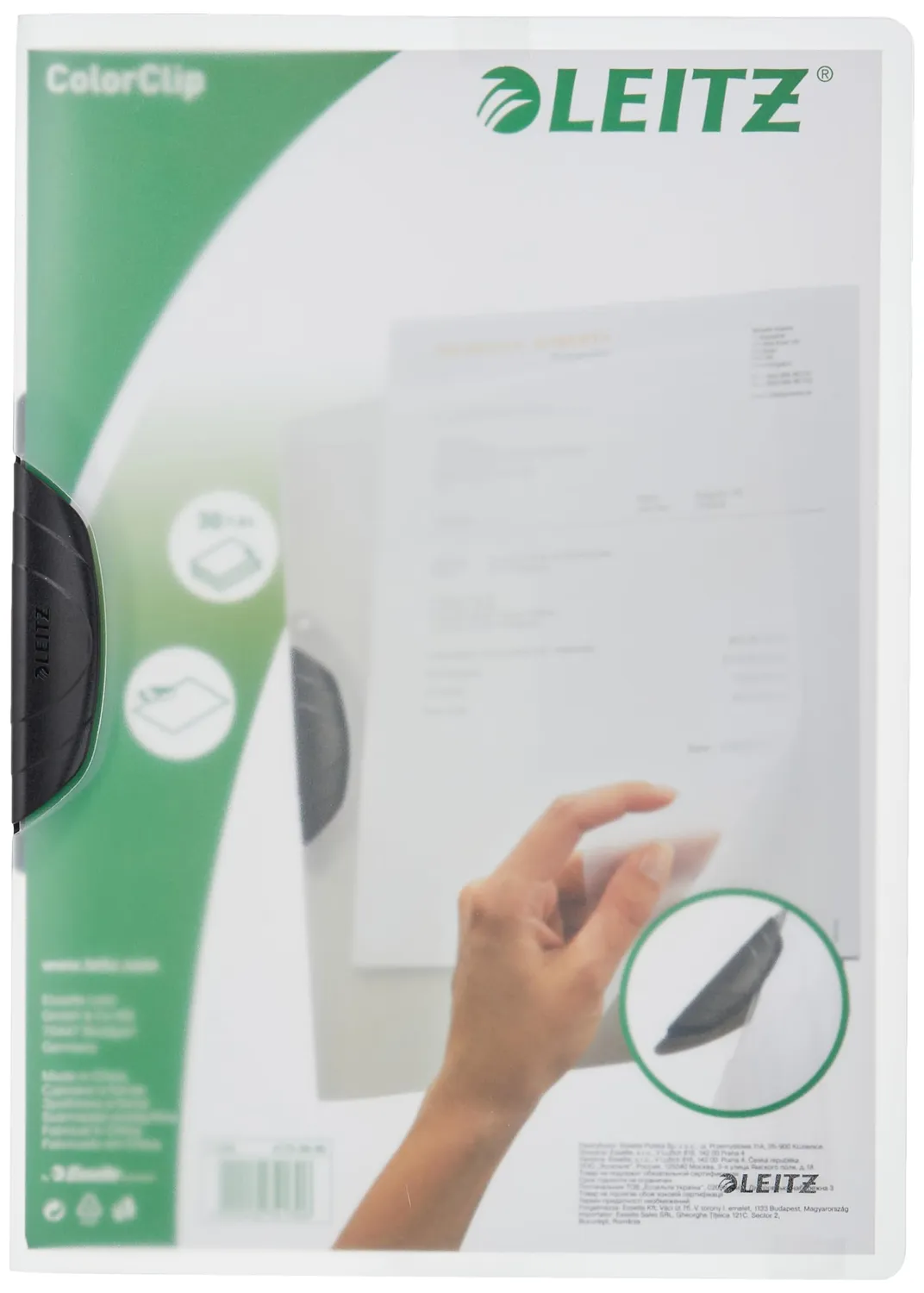 Leitz Style 41650004 ColorClip cartellina A4 40 fogli bianca