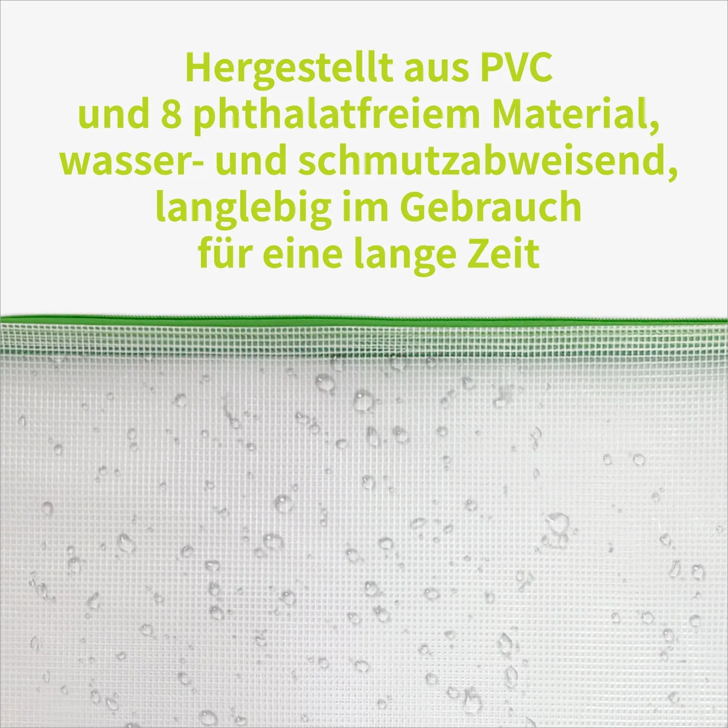 ACROPAQ busta portadocumenti zip 36x47 cm verde 5 pezzi
