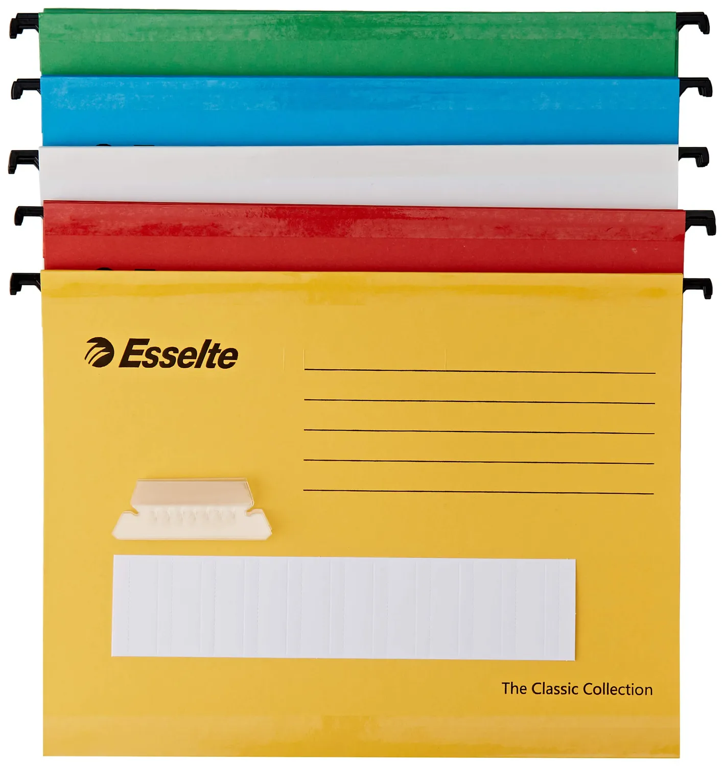 Esselte 628808 Cartelle Sospese A4 rinforzate 15 pezzi assortiti