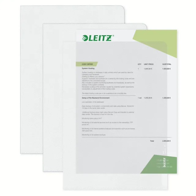 Leitz MyBox cartellina portadocumenti A4 trasparente profilo U