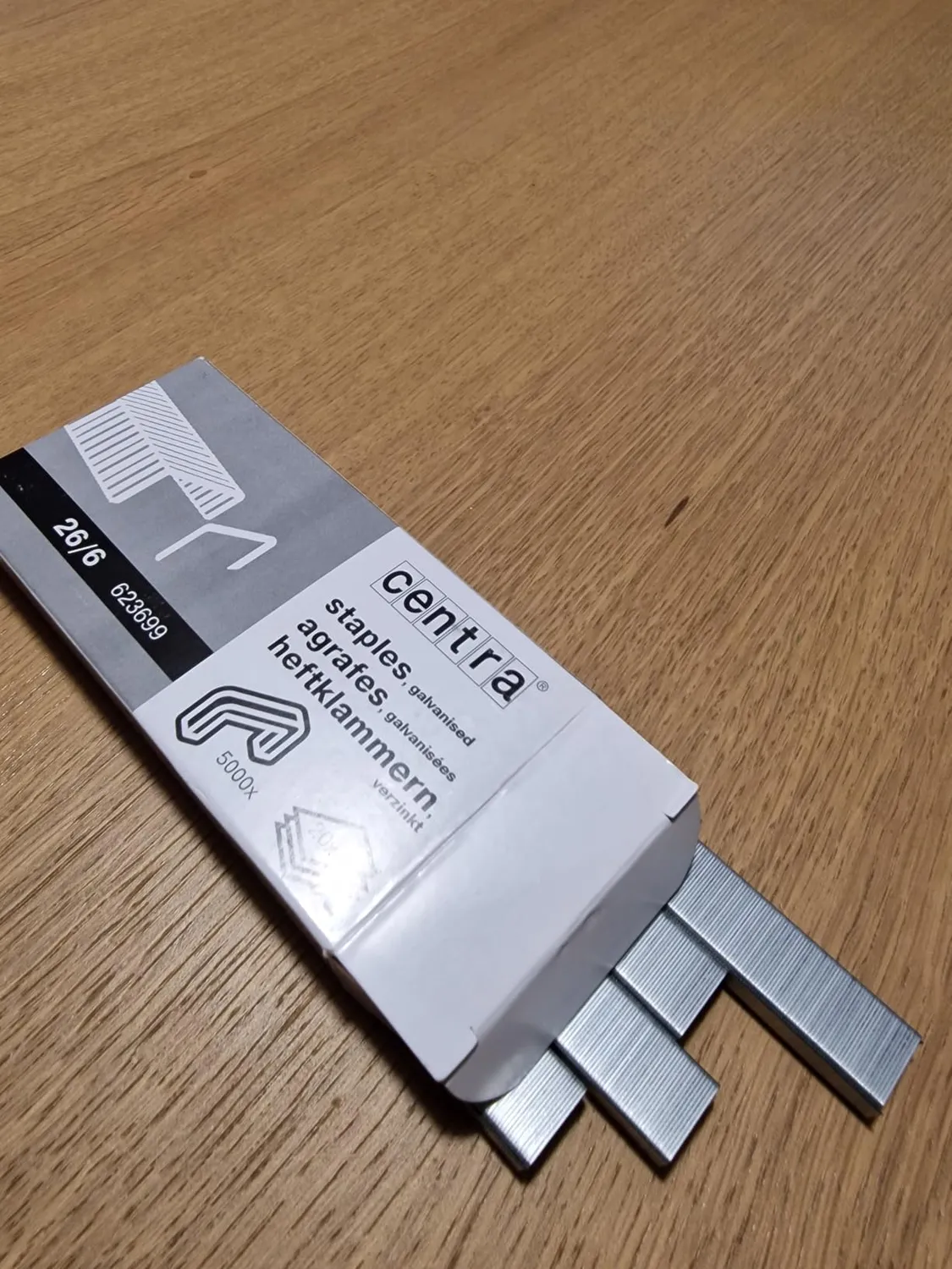 Esselte Centra 26/6 623699 punti metallici 5000 pz 20 fogli