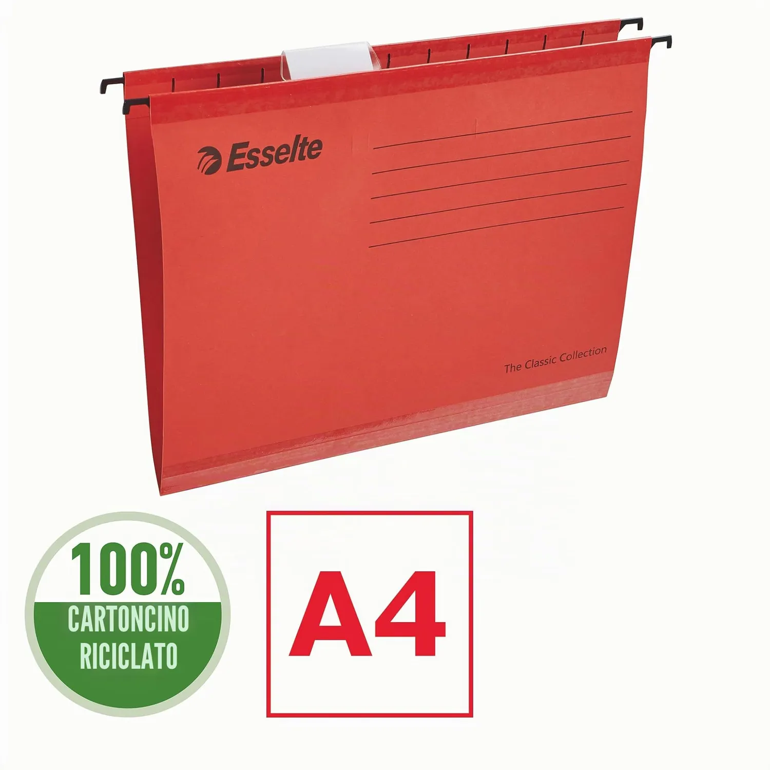 Esselte 628808 Cartelle Sospese A4 rinforzate 15 pezzi assortiti