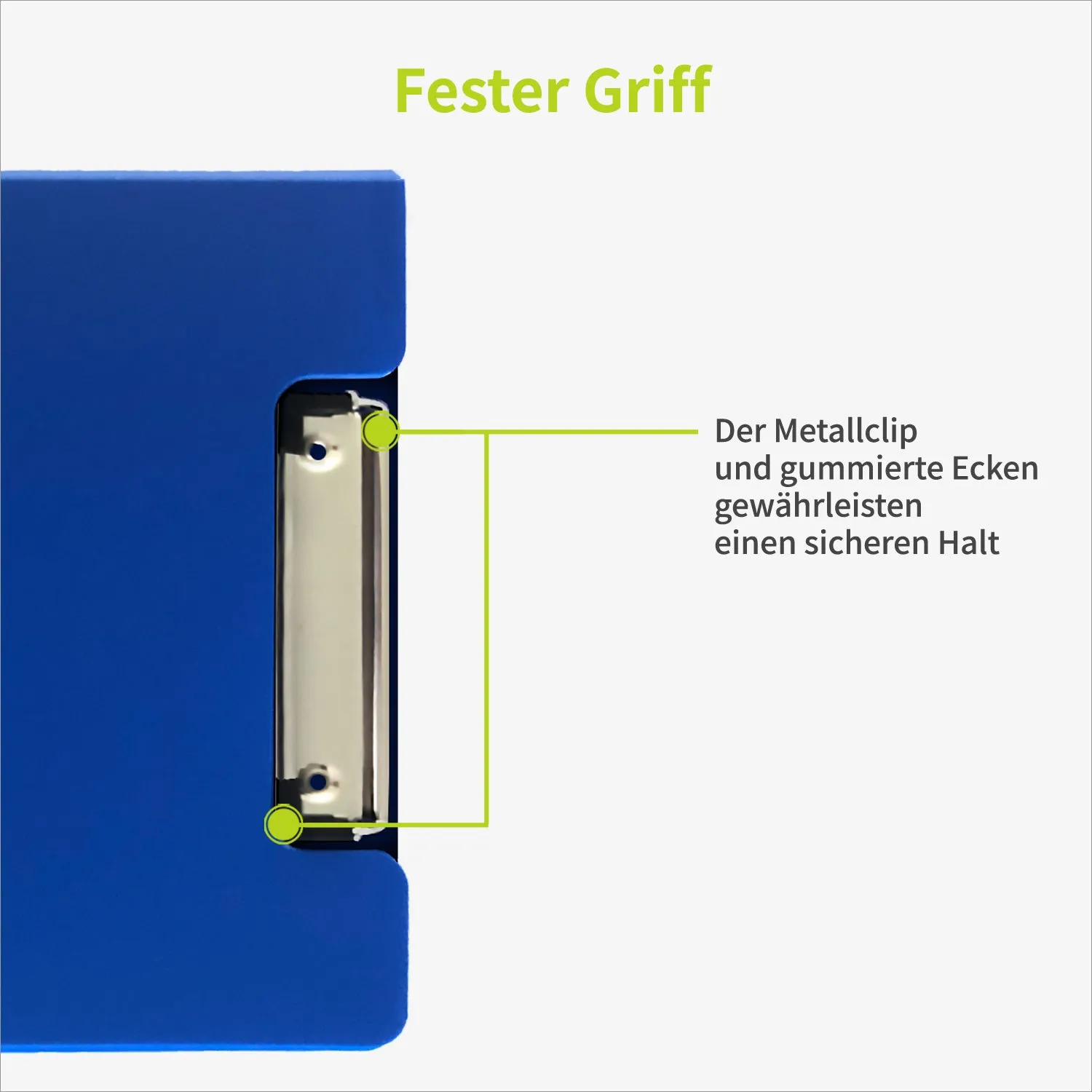 Acropaq Portablocco A4 con Copertina Blu Scuro con Tasca
