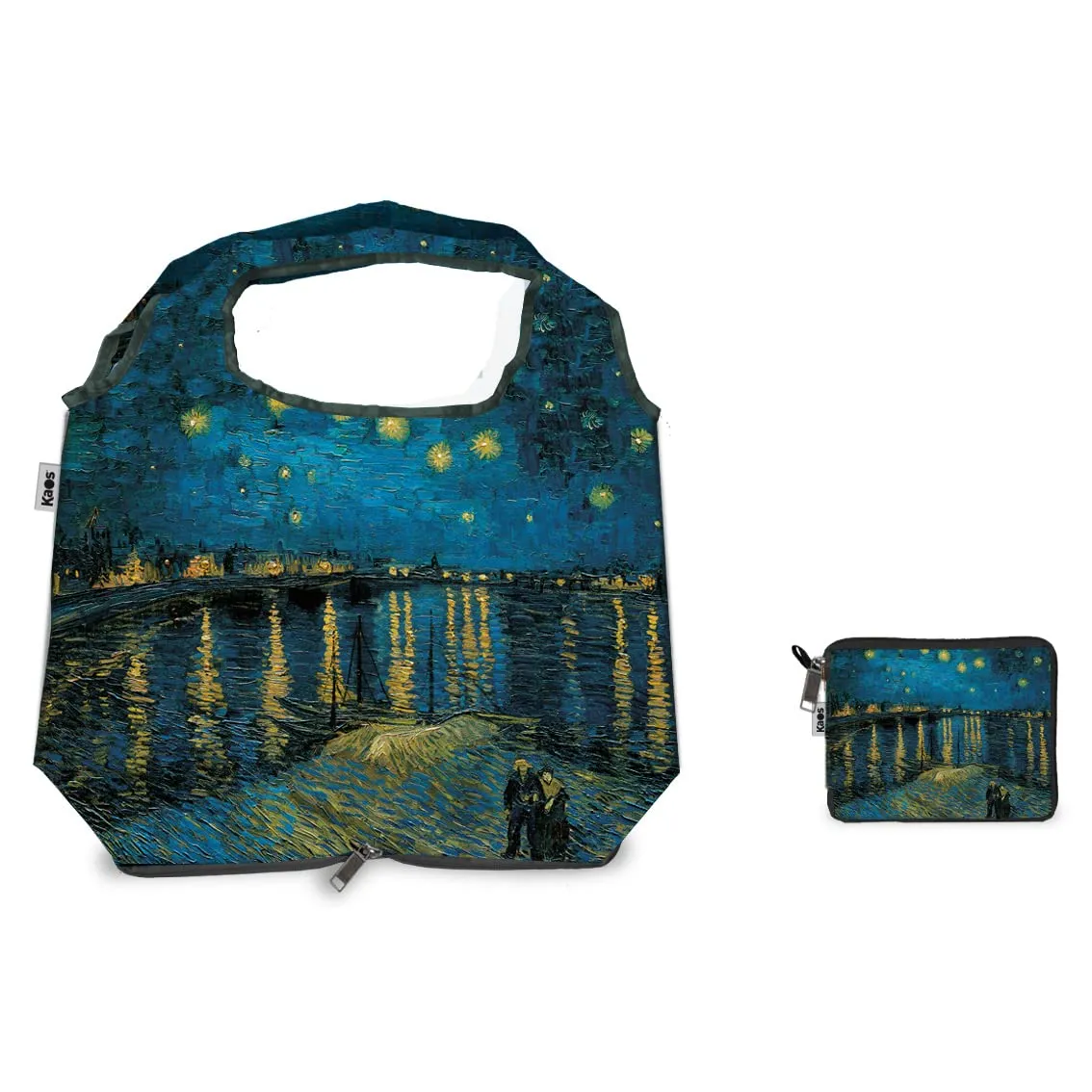Kaos shopper pieghevole con cerniera Large 40x35cm