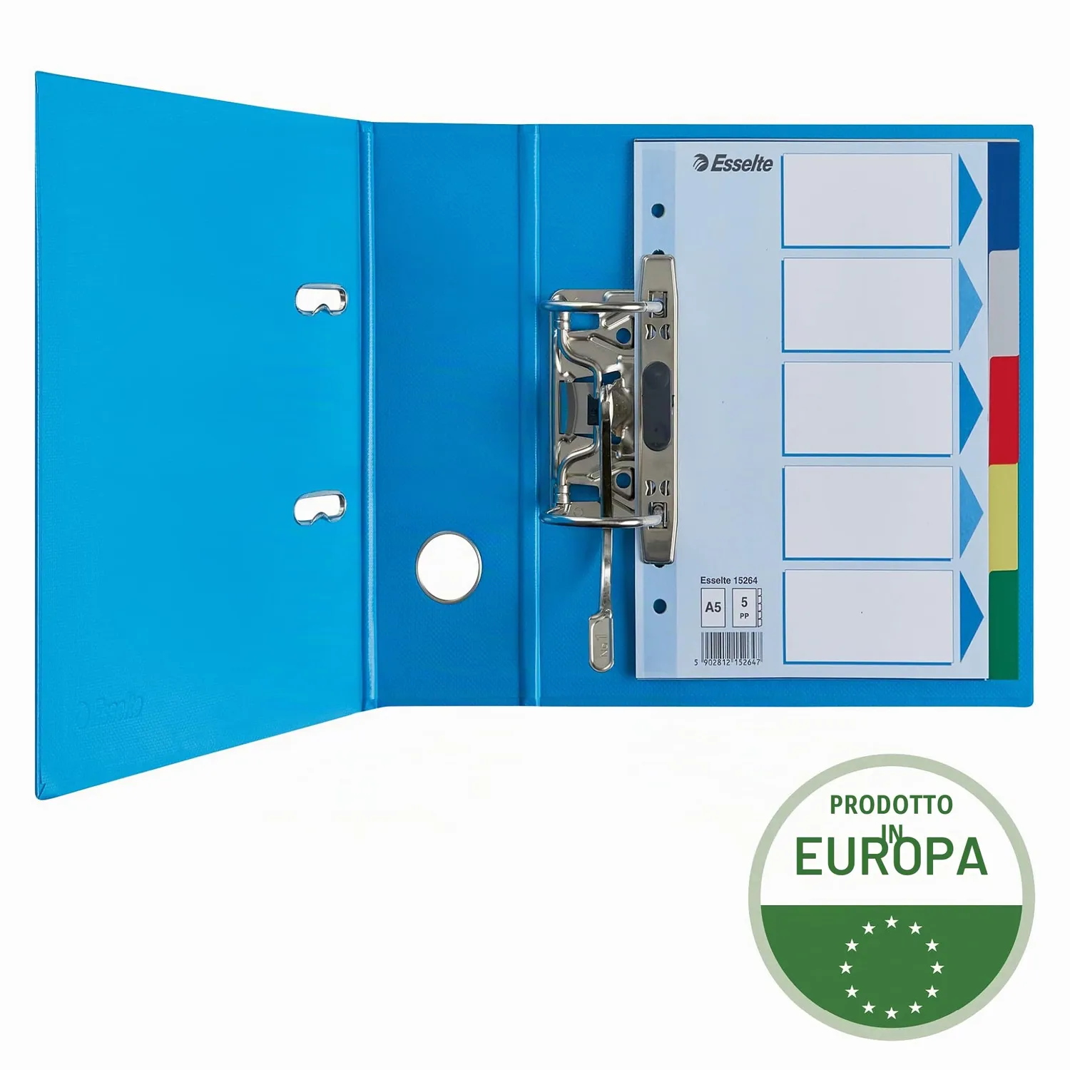 Esselte 15264 Divisori 5 Tasti A5 Multicolore