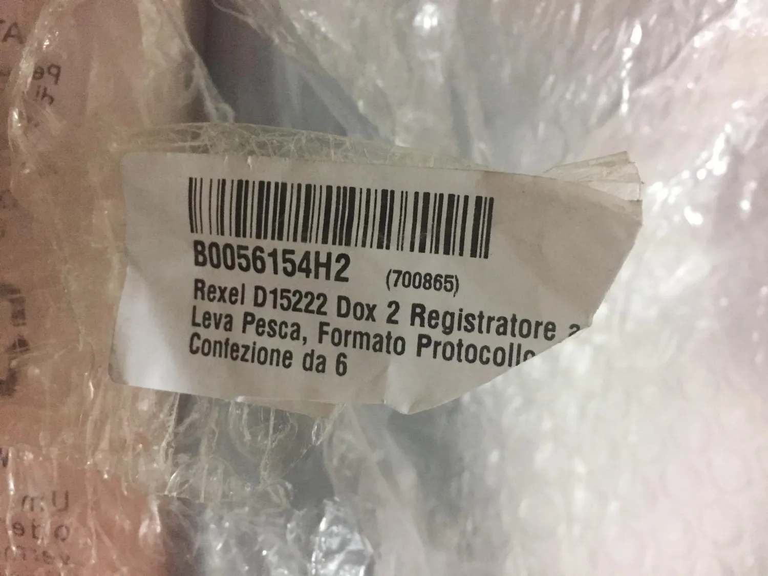 Esselte Dox 1 registratore commerciale rosa 6 pezzi dorso 8 cm