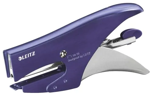 Leitz Style 55640069 Cucitrice a Pinza Blu Cartone 15 Fogli