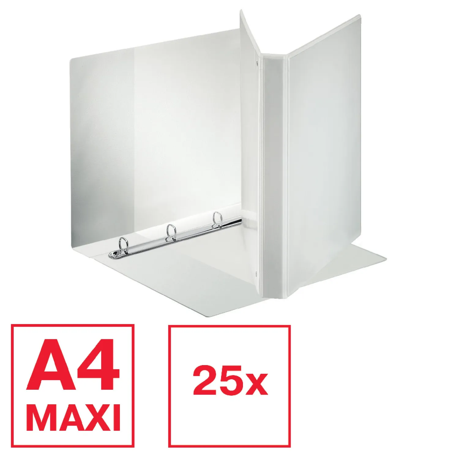 Esselte 394751000 raccoglitore 4 anelli bianco 20 mm