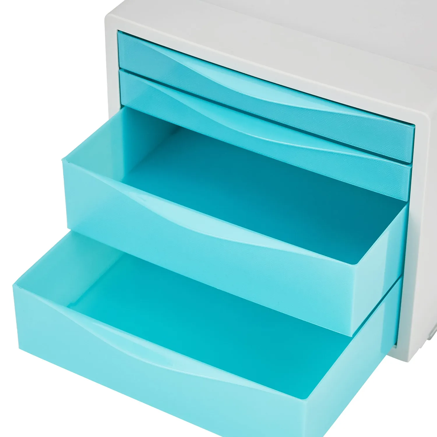 Esselte ColourBreeze cassettiera blu 4 cassetti scrivania