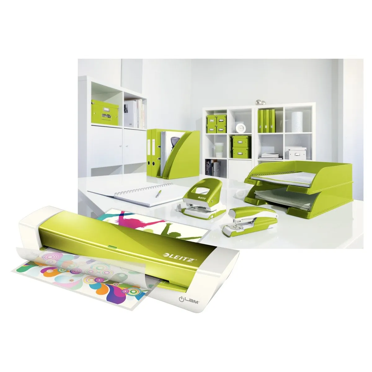 Leitz iLam WOW 73680064 plastificatrice A4 verde 125 mic