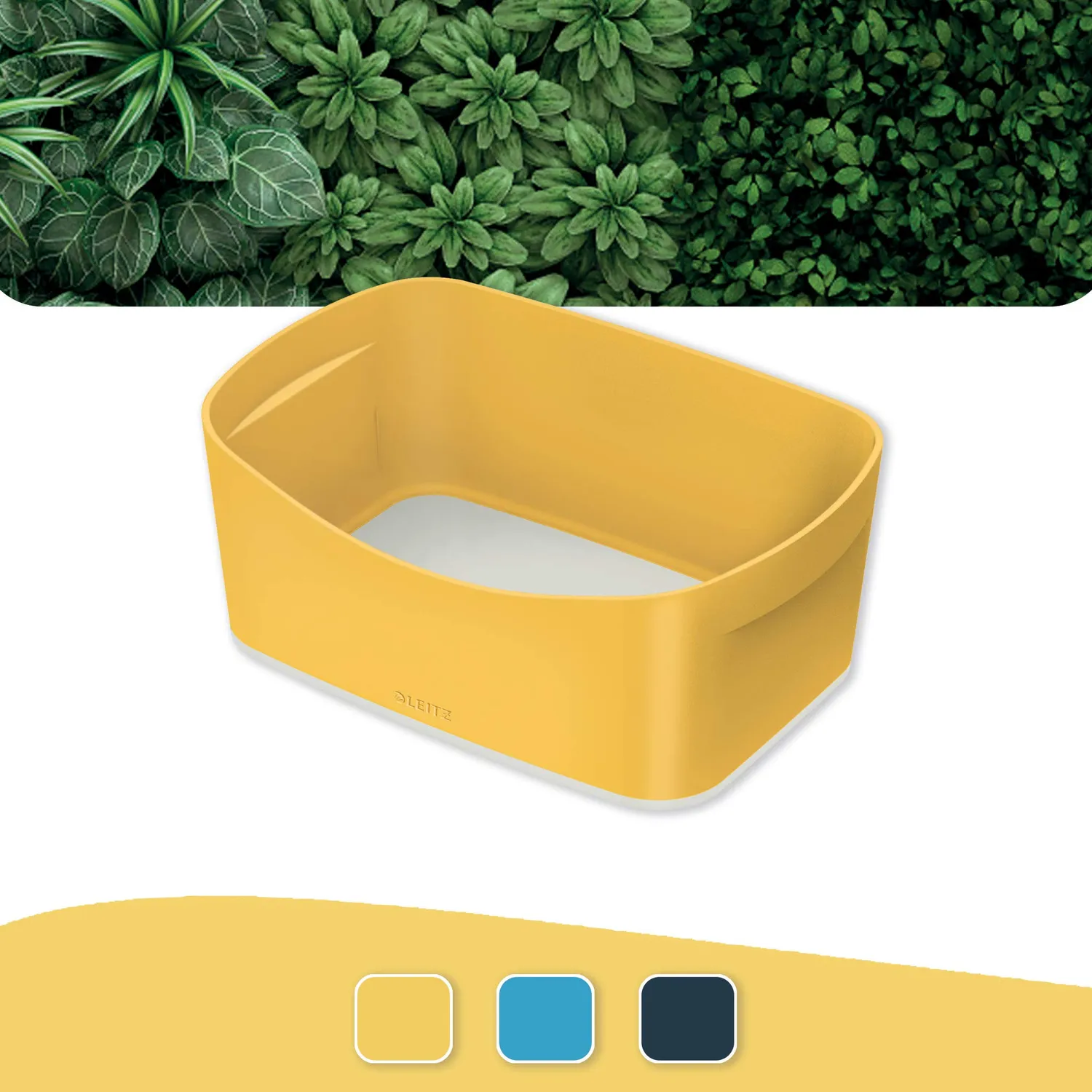 Leitz Cosy 52640019 contenitore organizer S giallo plastica