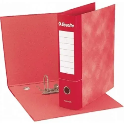 Esselte Essentials registratore leva protocollo 5 cm rosso 8 pz