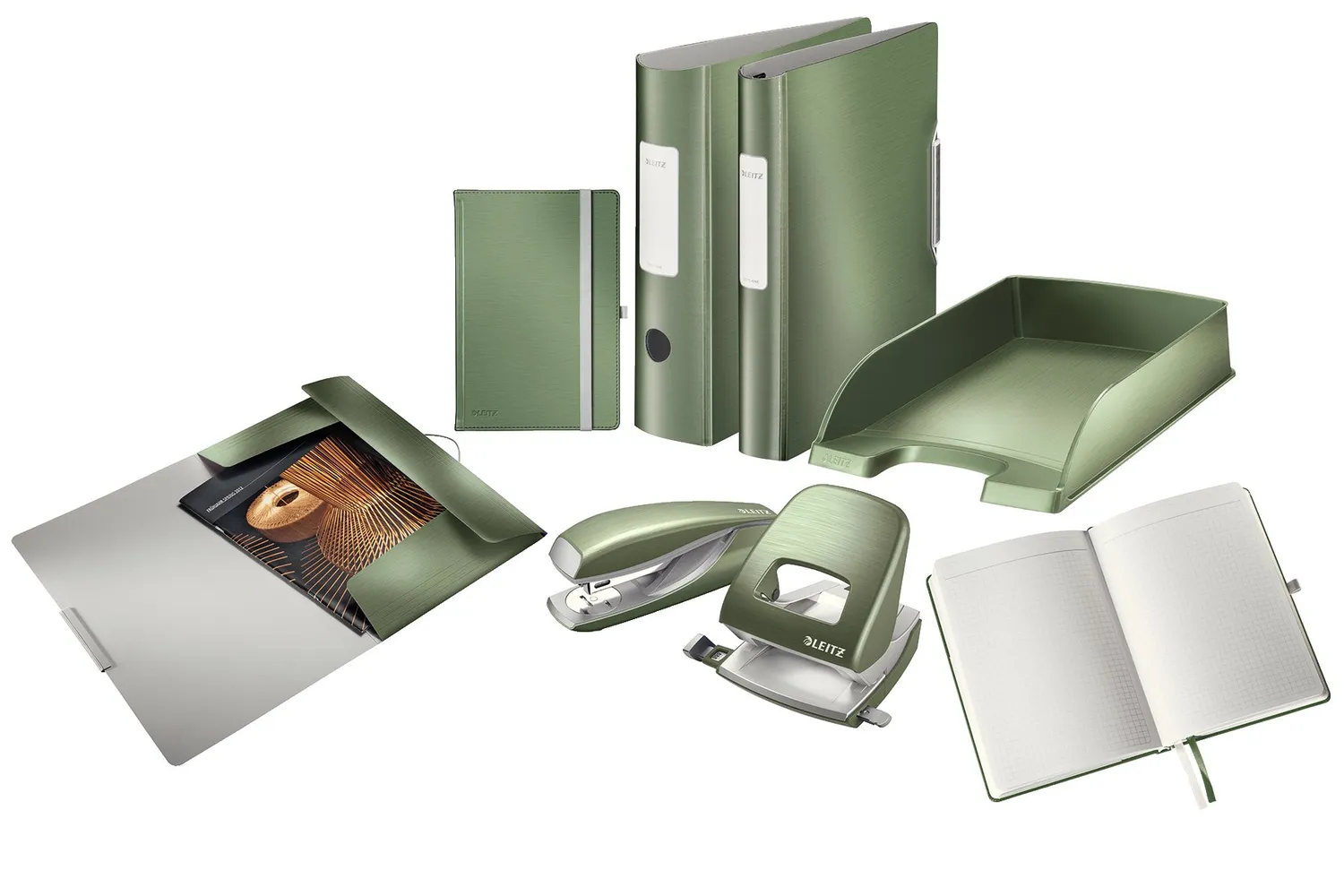 Leitz MyBox Active Style 11090053 registratore a leva verde 6,5 cm