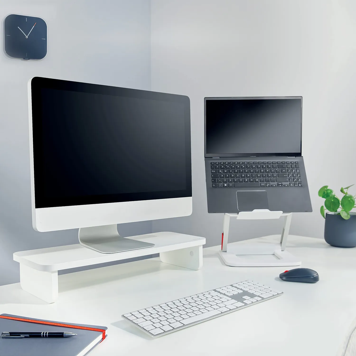 Leitz Ergo WOW Ergo supporto monitor 24" bianco 20 kg