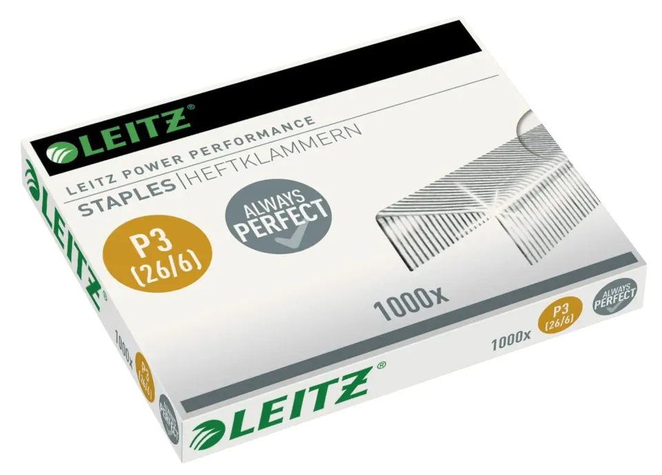 Leitz Eins Zwei P3 26/6 punti 1000 pezzi 30 fogli