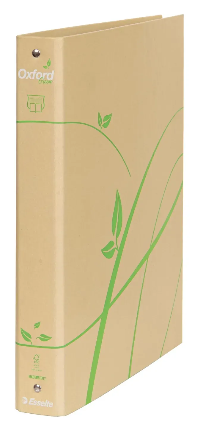 Oxford Green 4-30 Raccoglitore 4 Anelli A4 Maxi Floreale