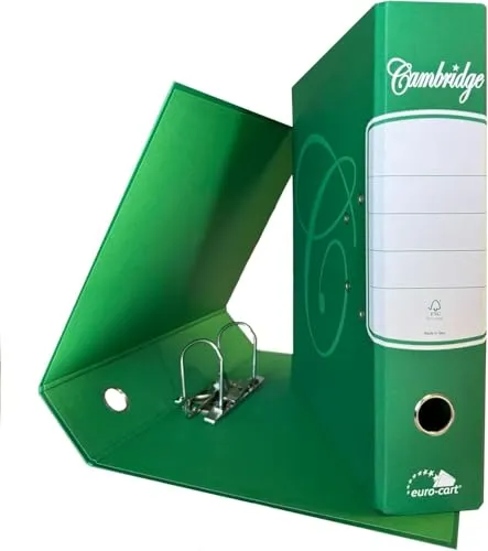Euro Cart registratore leva A4 dorso 8cm verde 1 pezzo