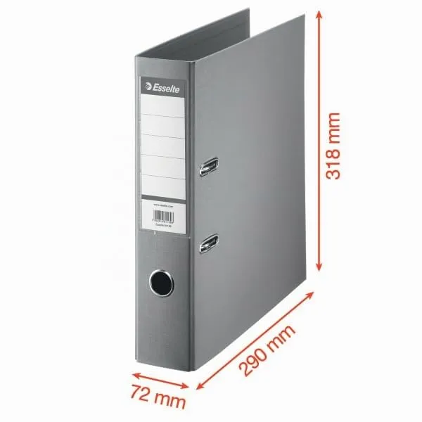 Esselte Standard 320250 raccoglitori a leva neri A4 10 pz dorso 75 mm