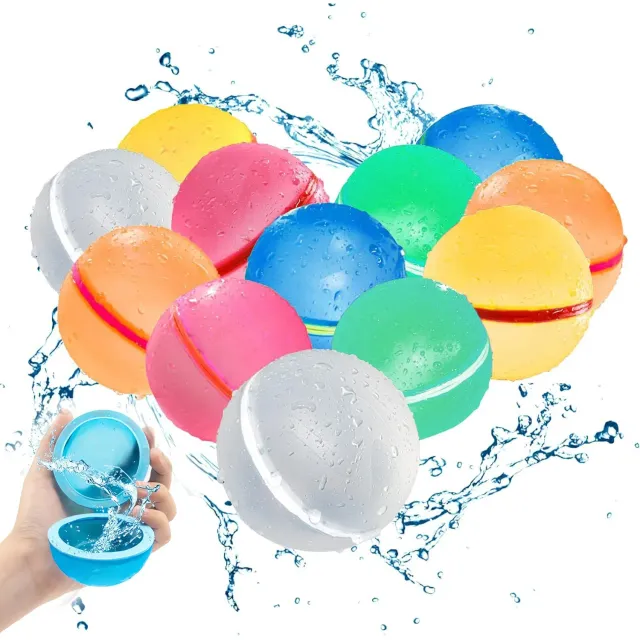 ACROPAQ palloncini acqua riutilizzabili magnetici 6 pezzi misti