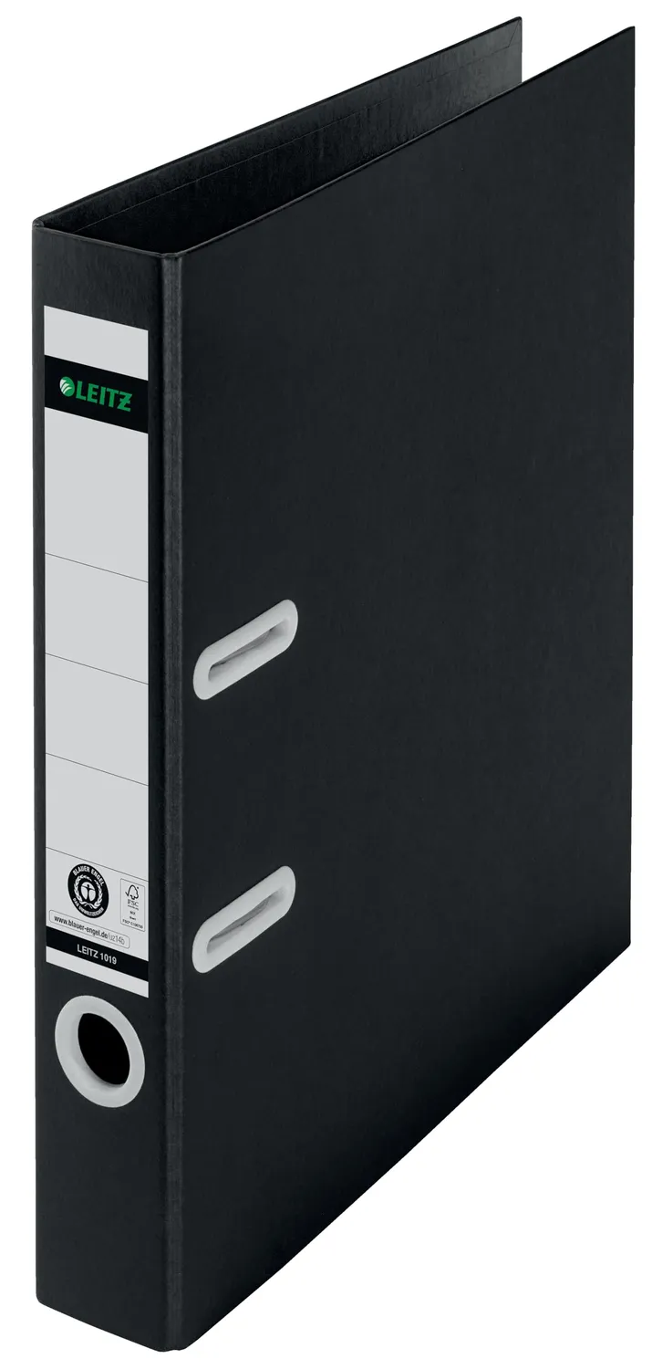 Leitz Recycle 10180095 registratore a leva A4 80 mm nero riciclato