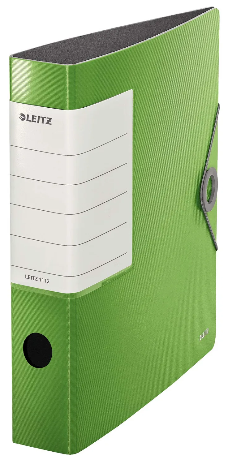 Leitz Ergo WOW 11130095 raccoglitore a leva nero dorso 62 mm