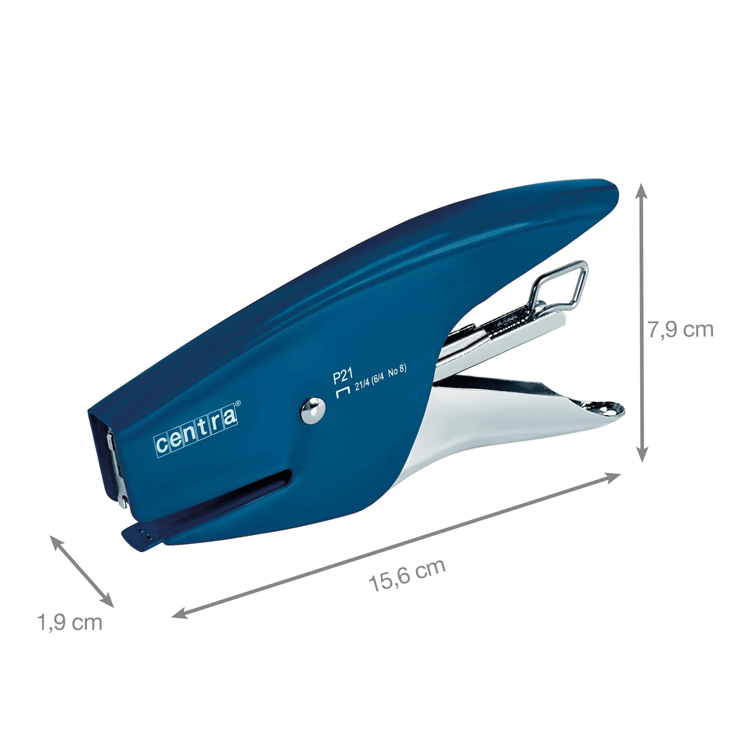 Esselte Centra P21 cucitrice a pinza 15 fogli blu 6 pz