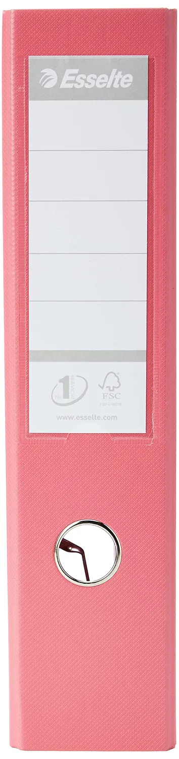 Esselte N.1 Power raccoglitore a leva A4 rosa 7,5 cm