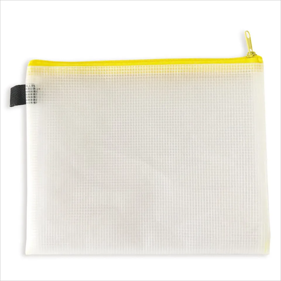 ACROPAQ Busta portadocumenti 20x25 cm gialla 5 pezzi zip