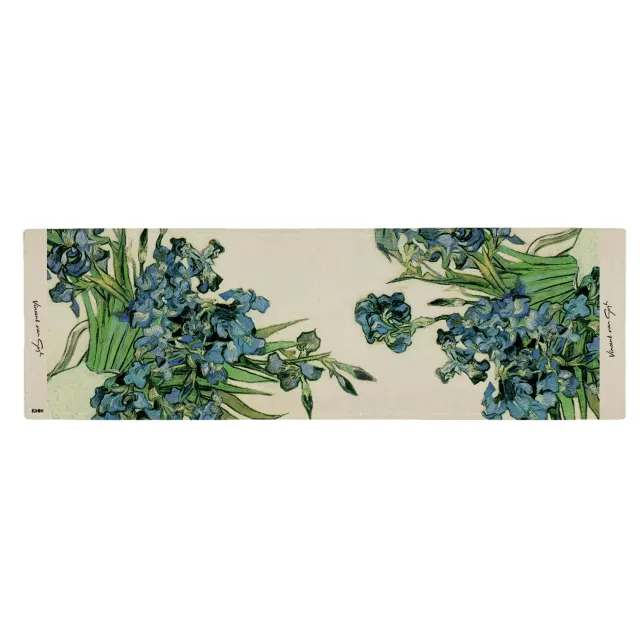 Kaos Van Gogh Vaso di Iris runner tavola 150x56 cotone