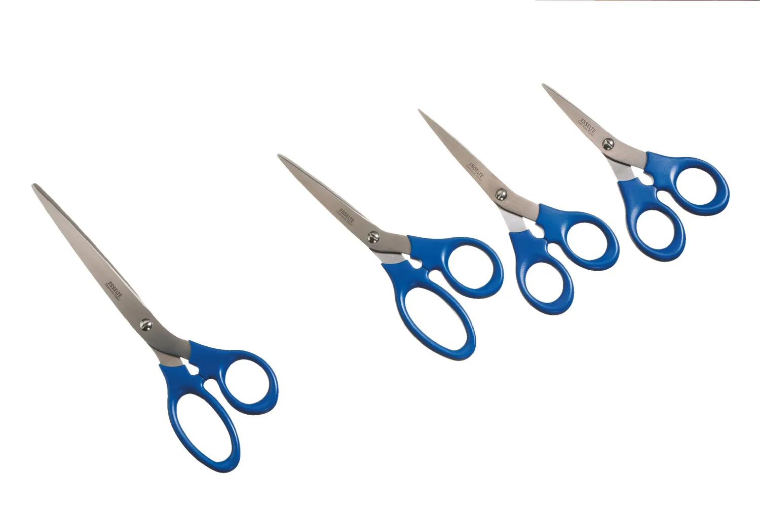 Esselte Office 82123 forbici 20 cm blu lame inox autoaffilanti