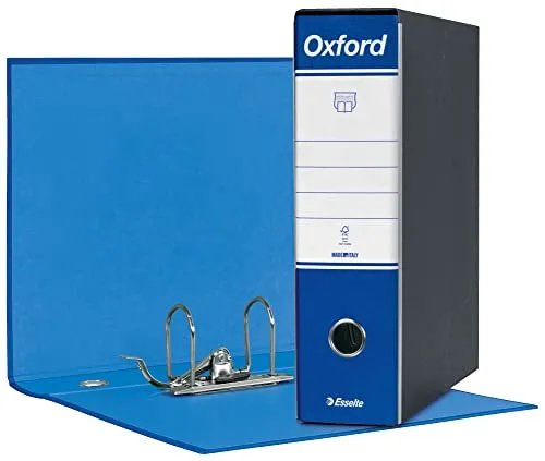 Esselte G83 Oxford registratore blu dorso 8 cm 500 fogli